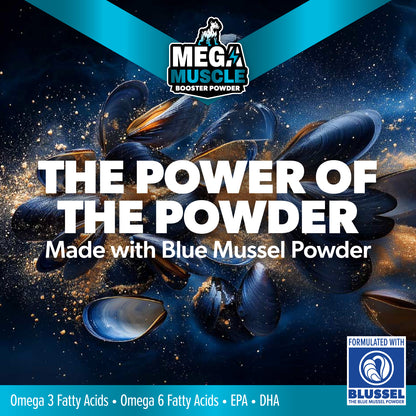 Boost Powder | Muscle Growth & Bone Support Powder Topper | Blue Mussel & Bone Broth | 3.2oz